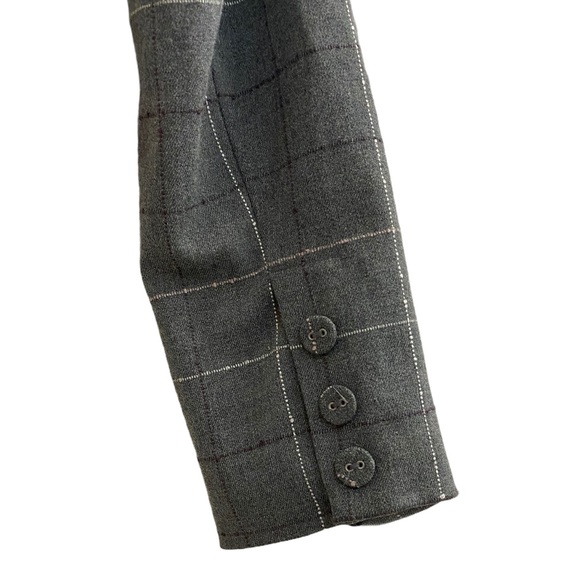 Rampage plaid double breasted blazer jacket small - Picture 5 of 6